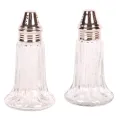 Strooier - 11 cm - zilver - messing en glas