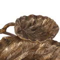Sierschaal bladvorm - goud - 44 cm - 1 stuk