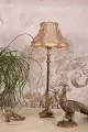 Lampenkap Victorian Dome Eye - 29,5 cm - Roze - Stof