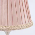 Lampenkap Victorian Clip-On - 12 cm - Roze - Stof