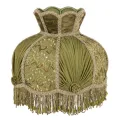 Lampenkap Victorian Dome Crown - 14 cm - Groen - Stof