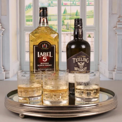 Whiskeyglas transparant - 280 ml