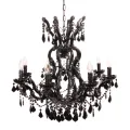 Dutch Style Kroonluchter Maria Theresa 78 cm - Zwart - IJzer & Glas