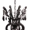 Dutch Style Kroonluchter Maria Theresa 78 cm - Zwart - IJzer & Glas